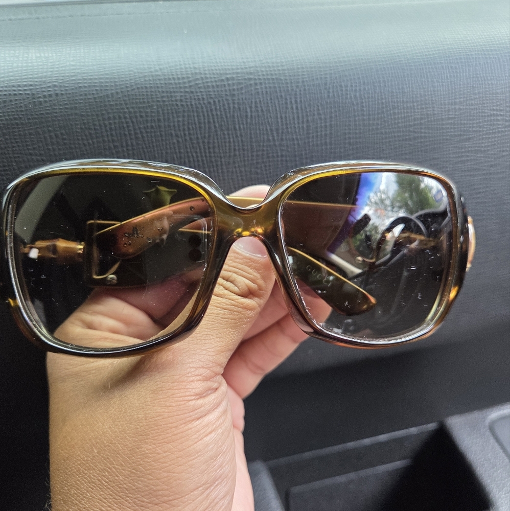 Gucci Tortoise Bamboo Horsebit Sunglasses GG2969/S FRAME ONLY No Case